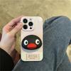 Korea Cute Cartoon Funny Penguin Lazy Griptok Bracket For iPhone 14 Pro Max Phone Holder Ring Support Stand Grip Tok Girl Gift