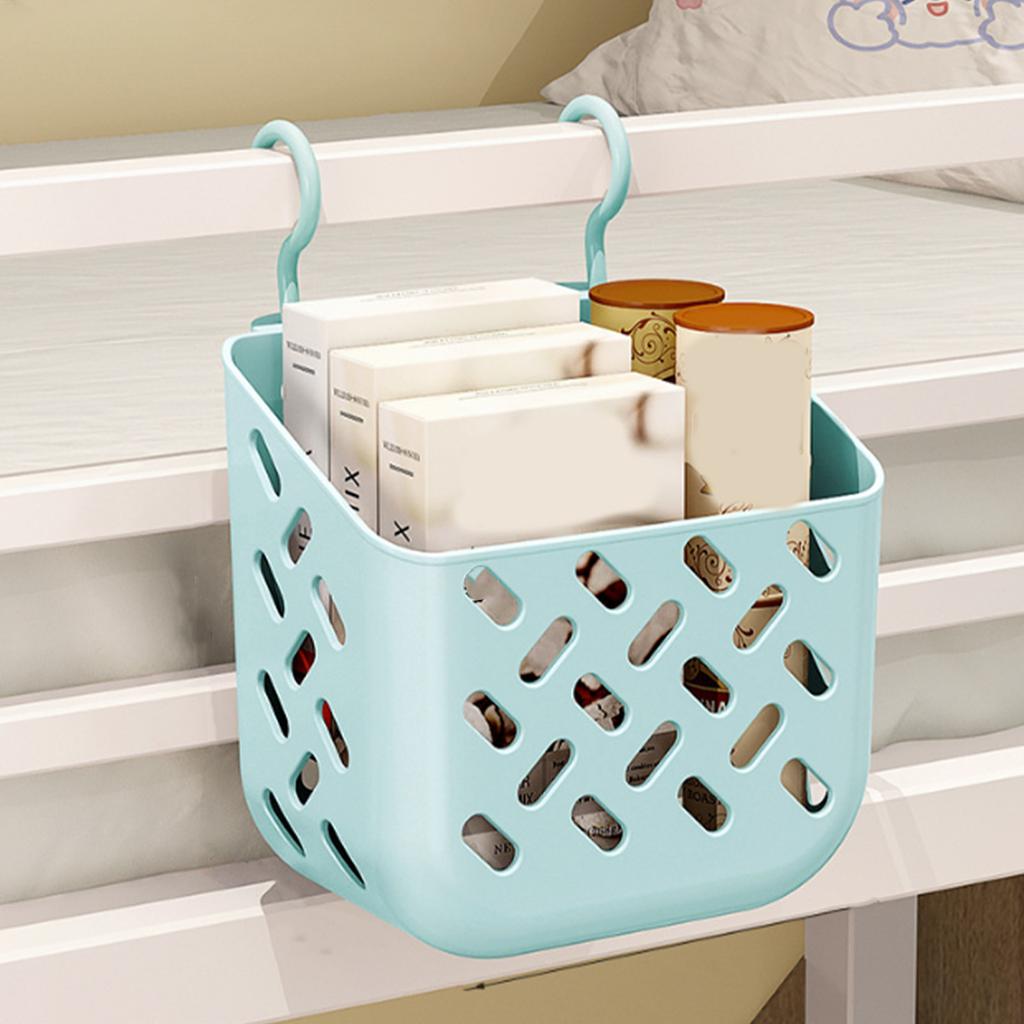 Bedside Storage Rack Plastic Wall Mounted Bedside   With Hook For Bedroom Bathroom