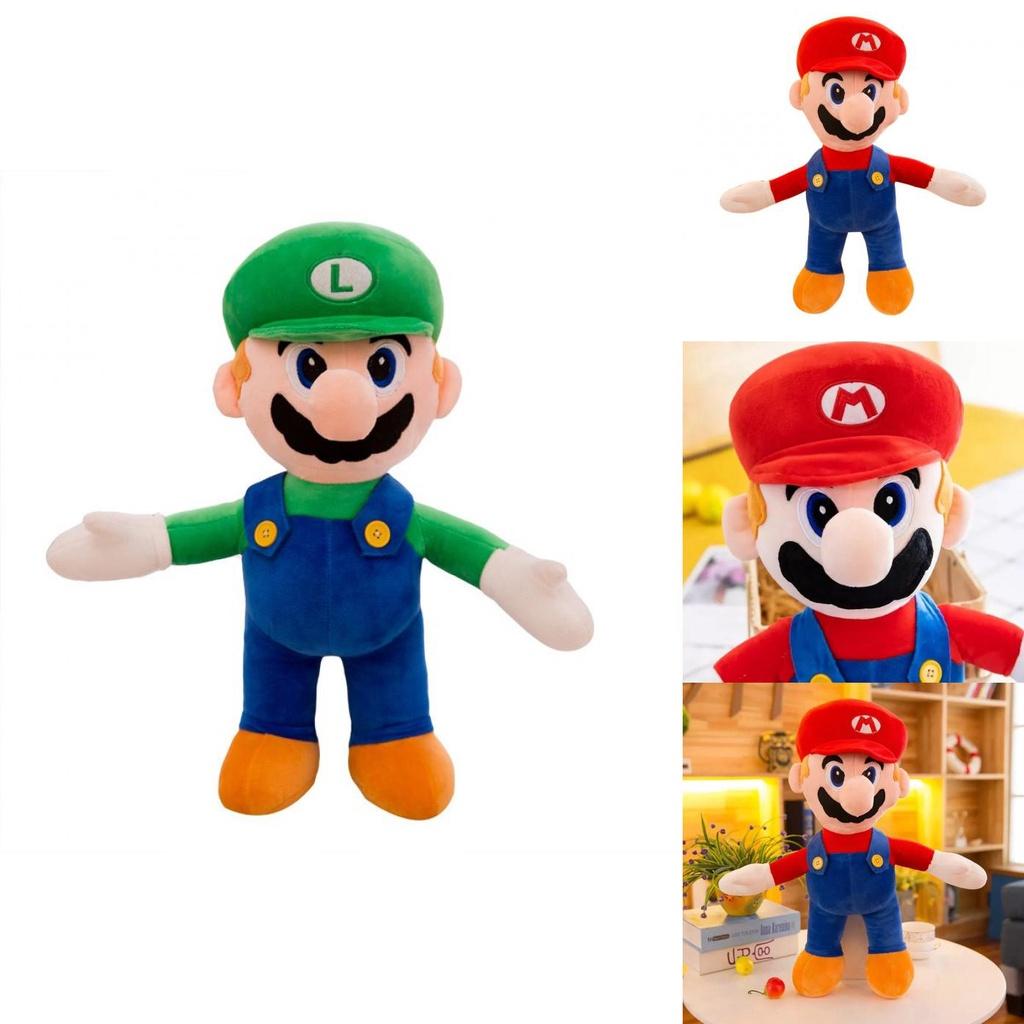 Adorable Mary Plush Toy Cartoon Mario Doll Pillow For Childrens Birthday Gift