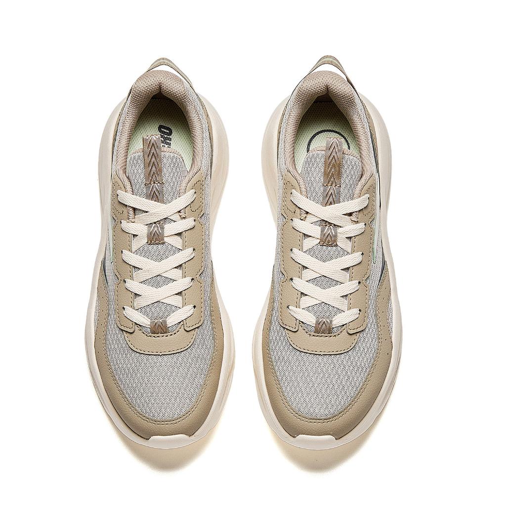 Anta Unrestrained Series Simple Versatile Thick Sole Height Increasing Soft Comfortable Shock Absorbing Wear Resistant Casual Shoes 912628833-2