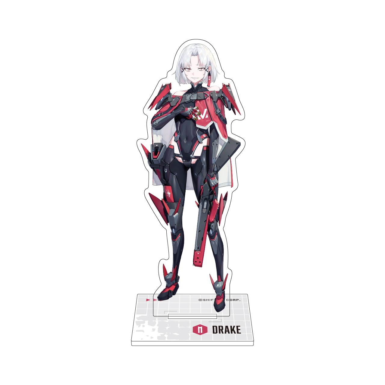 

Algernon Products Victory NIKKE Acrylic H118 x Acrylic Goddess Stand, Drake, Approx. W41-92mm,
