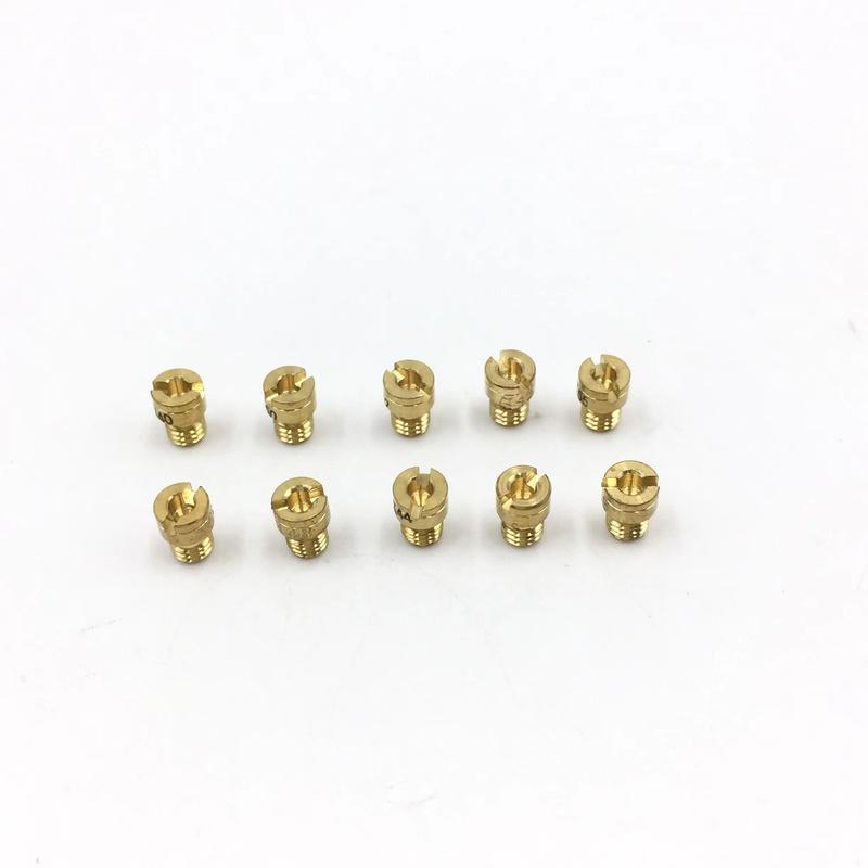 Pakket van 10 stuks Carburateur Hoofdsproeier M4 M5 5mm 6mm 8mm Schroefdraad voor DellOrto BGM Motoforce Carburateur Injector Mondstuk Maat 40-205