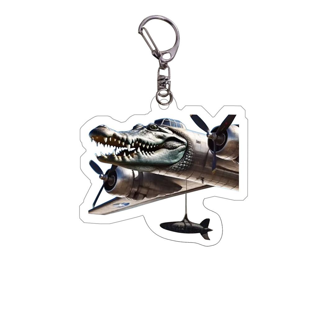 Foreign Version Of Shan Fun Acrylic Keychain, Trendy Acrylic Decoration, Interesting Image