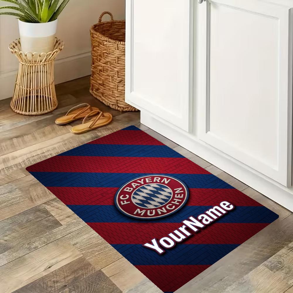 Fc Bayern Mnchen Customize Your Name Kitchen Rug Runner Rug Laundry Mat Hallway Entryway The Best Gift Choice