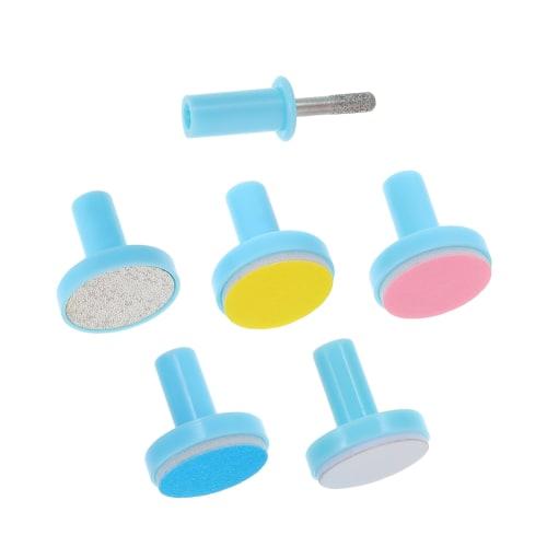 

ELAYARD 6-Piece Baby Nail Trimmer Replacement Pads, Grinding Head Polish, Electric Nail File Clipper and Cutter Kit Pads for Kids, Green