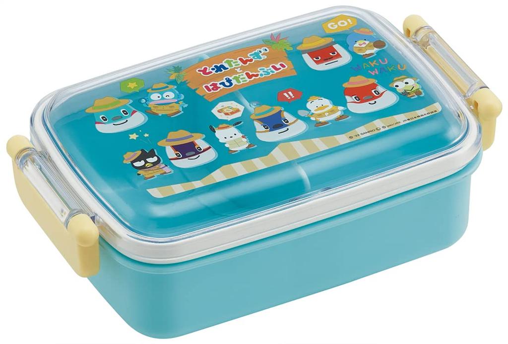 Skater Bento with a Soft Single Made in Toretans and Children's Box, 450ml, Dome-Shaped Lid, Tier, Japan, Hapidanbu, Boys' (RBF3ANAG-A)