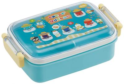 Bento with a Soft Single Made In Toretans and Children's Box, 450ml, Dome-Shaped Lid, Tier, Japan, Hapidanbu, Boys' (RBF3ANAG-A)