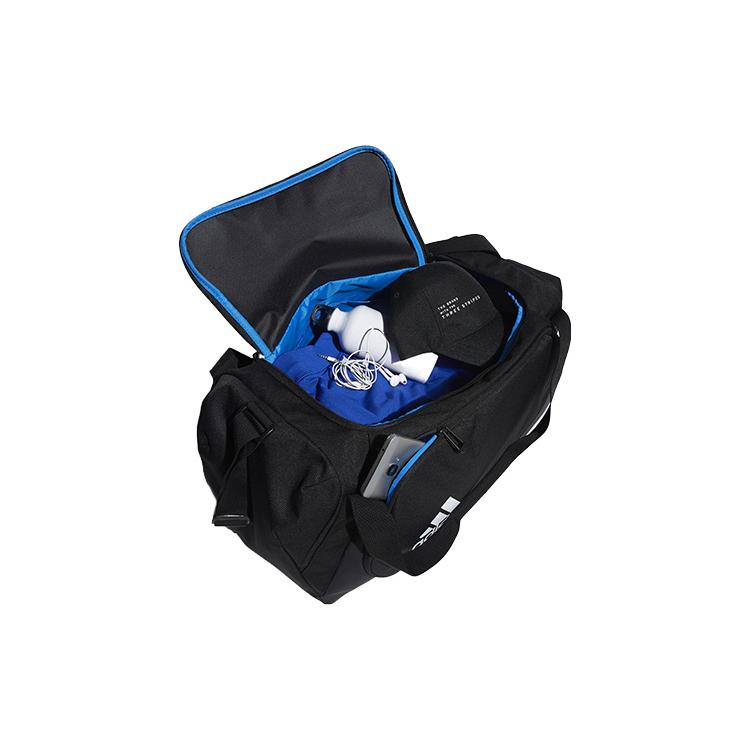 New Adidas Polyester Sports Bag, Shoulder Bag, Crossbody Bag, Handbag Large Unisex Black H64792