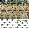 Commando Urbano Forze Speciali Figure Militari Blocchi da Costruzione SWAT Esercito USA Ucraina Soldati Assalto Fanteria Scudo Armi Giocattoli