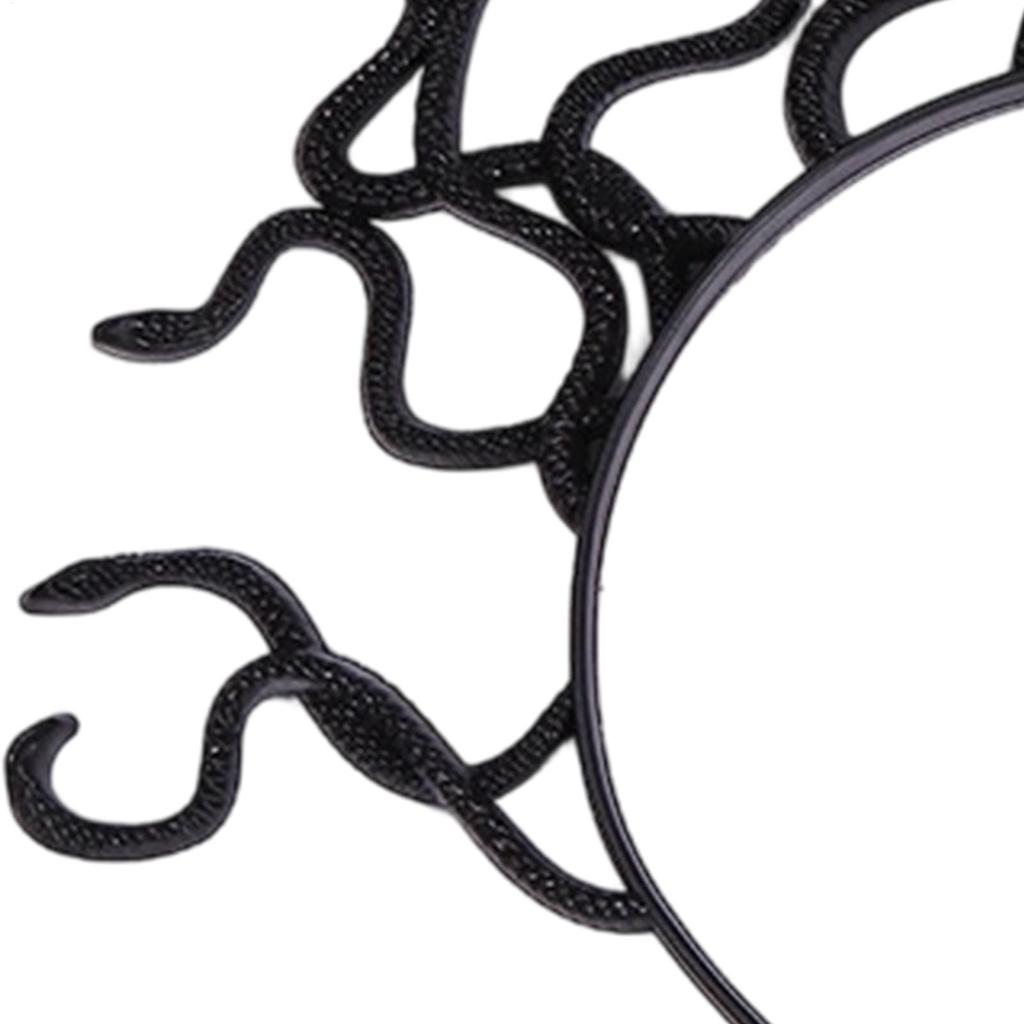 1 Stück Halloween Kopfschmuck Lustige Haarreifen Geisterfest Cosplay Zubehör Schlangenkönigin Haarspangen Make-up Tanzparty Requisiten