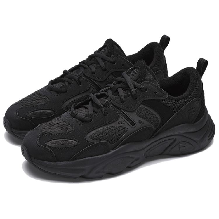 Fila Mars 2 Удобные Универсальные Флисовые Низкие Кроссовки для Бега Мужские кроссовки Черные F12M442124FBK