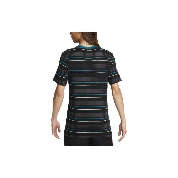 Nike T Shirts Men's Black Crew Neck Moderate Straight Fit FD1359-010