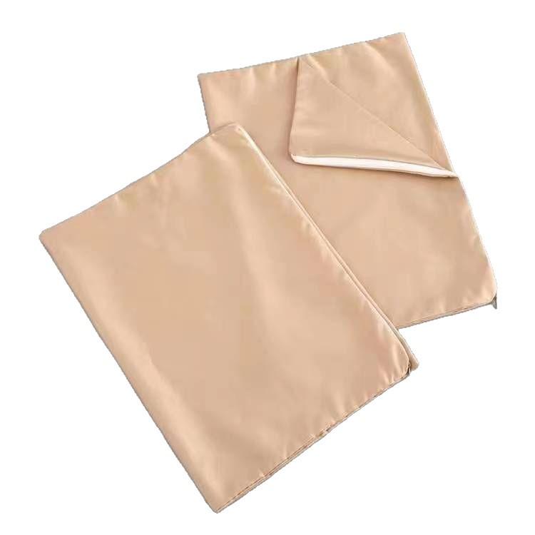 Breathable Dustproof Buckwheat Hull Pillow Core Liner with Zipper for Adults