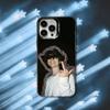 T-Timothee Chalamet Phone Case For iPhone 16,15,14,13,12,11,8,7,Pro,Max,Plus,Mini,XS,SE Black Matte Hard