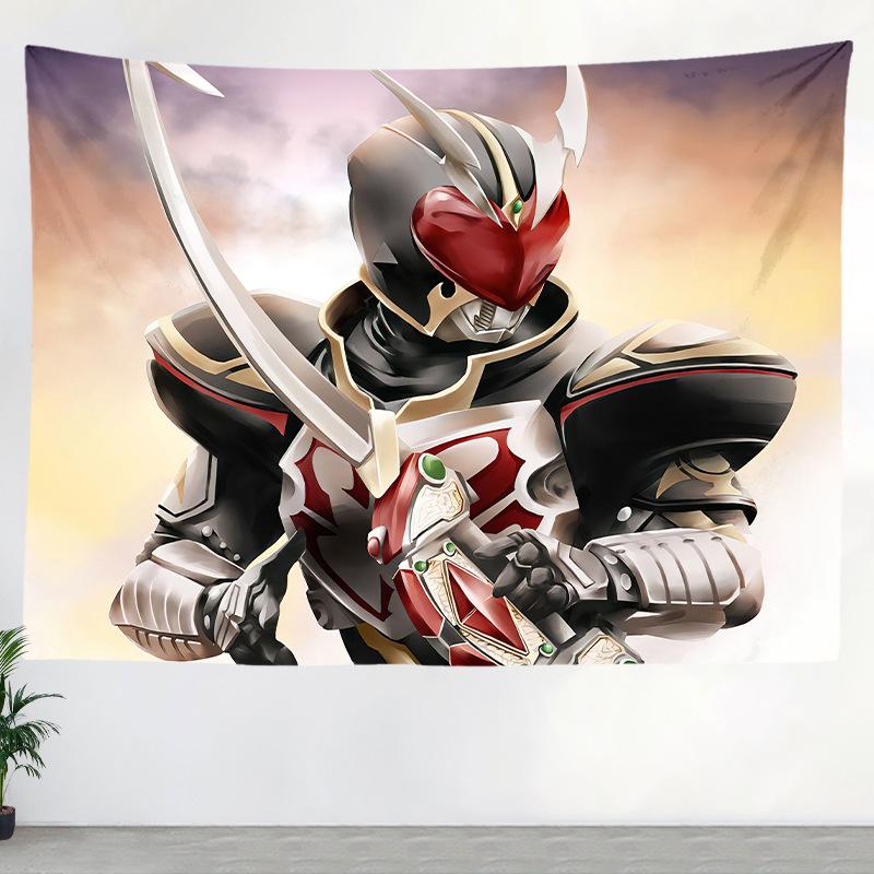 

Поддельный всадник, подвесная ткань, специальное украшение для фотографии в стиле аниме, подвесное одеяло для студенческого общежития, настенная ткань, настенная ткань для спальни на день рождения, фоновая ткань 100X70cm