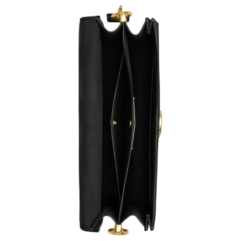 Coach Chain Tabby 26 Removable Chain Shoulder Strap Leather Shoulder Bag Medium Women shoulder bag Black CY919-B4BK