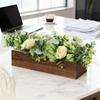 Artificial Flower Decorative Potted Plants,  Leaves, Home Desktop Ornaments