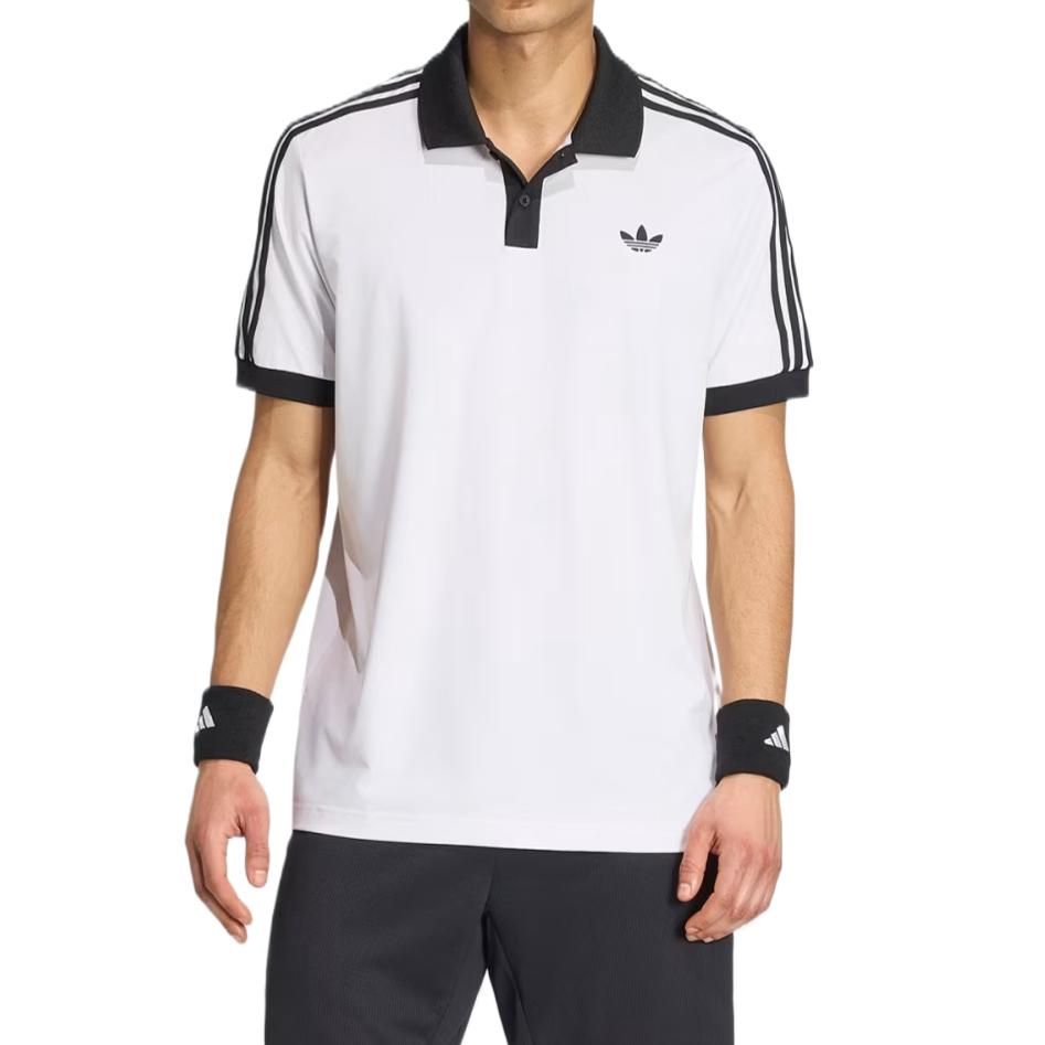 Adidas Originals Sport Performance Striped Short Sleeve Comfortable Skin-Friendly Tennis Shirt Men tops KY8878