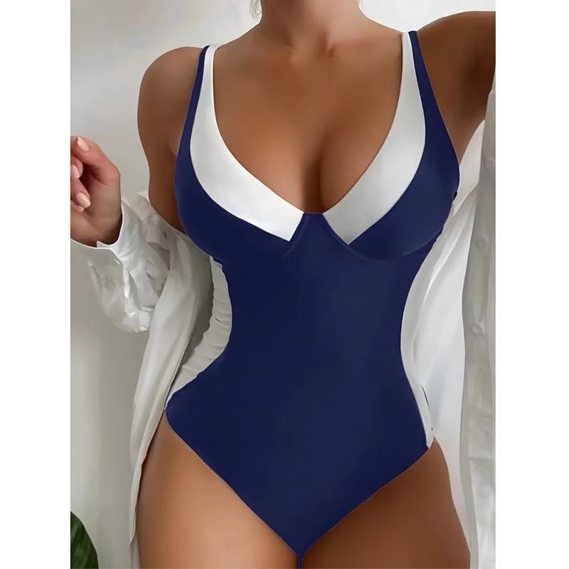 Women One Piece Swimsuit With Floral Print Padded Wireless Sleeveless Open Back Swimwear For Beach Pool Swimming Water Sports S-4XL