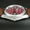 VINTAGE SEIKO 5 AUTOMATIC 6309A REFURBISHED JAPAN MENS RED DIAL WATCH A444782-1