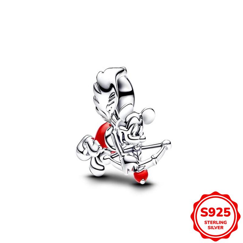 Charms Silver 925 Stitch Bead Fits 3mm Bracelet Bangle Necklace For Women Pendant Luxury DIY Jewelry Making Gift