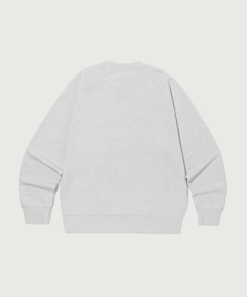 CHAMPION Small Logo Loose Fit Sweatshirt Light Grey