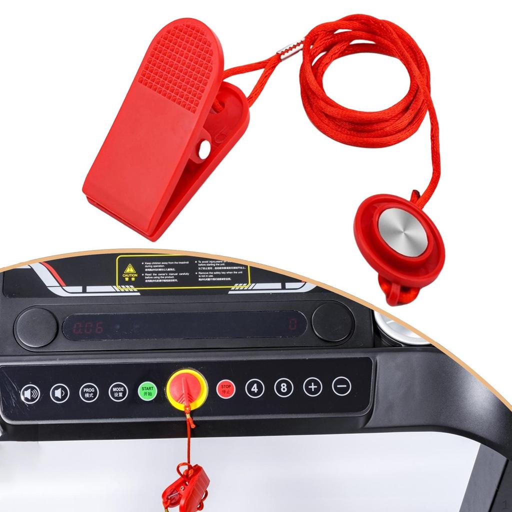 Treadmill Safety Key Clip Cardio Training Device Emergency Stop Universal