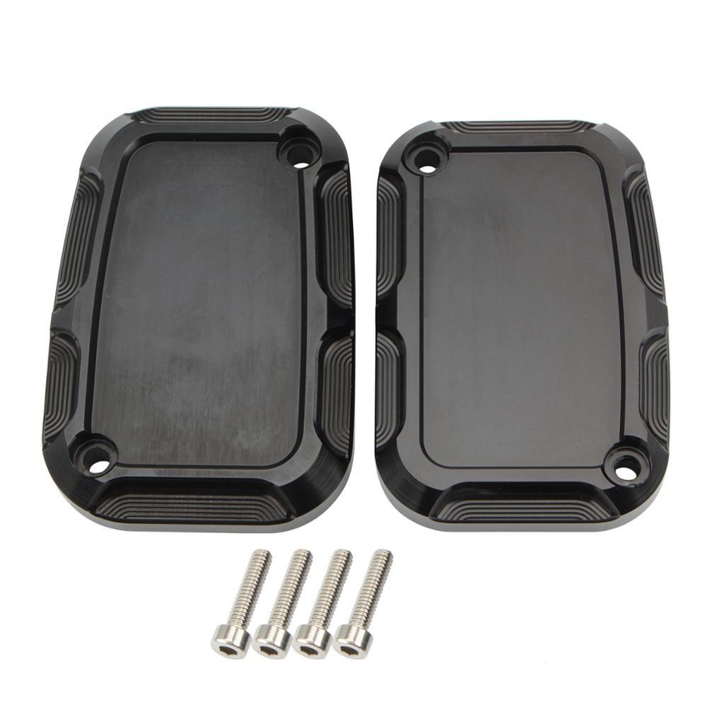 Motorcycle Brake Clutch Reservoir Master Cylinder Cover Cap Fluid Pump Cap Lid For Harley Touring Electra Street Glide Road King