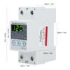 SVP912 40A/63A/80A 120V AC Autorecuperare reglabilă Protector de curent sub tensiune Comutator de protecție resetare automată de tensiune