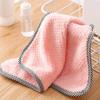 5pcs/Set Hanging Superfine Fiber Cleaning Cloth Dishcloth Kitchen Towel Household Square Cleaning Cloth Strong Water Absorption