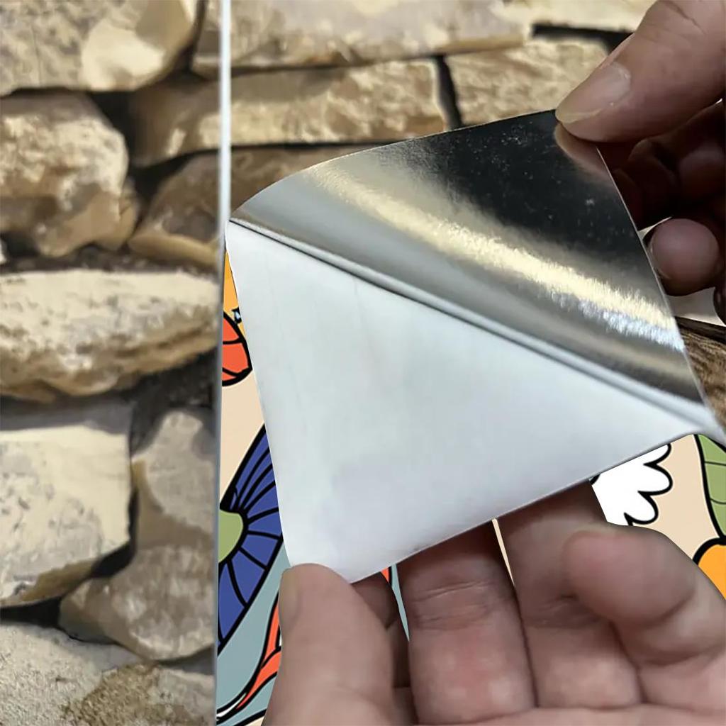 Cartoon-Druck Wandaufkleber Modern Langlebig Dekoration Tapete Bunte Mehrgrößen-Wandaufkleber Für Zuhause Hotel Dekoration