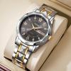 Watch Men'S Premium Sense Luminous Pointer Calendar Rivet Alloy Quartz Men'S Watch