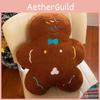 Gingerbread Man Plush Toy Stuffed Doll Christmas Decorations Cushion 45cm Gifts
