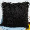 45x45cm Artificial Wool Fur Sheepskin Cushion Cover Hairy Faux Plain Fluffy Soft Throw Pillowcase Washable Square Pillow Case