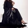 Elegant Hand-embroidered Pearl Women's Abaya Robe