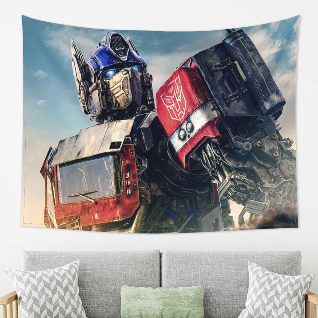 Optimus Prime Tapestry Wall Hanging Aesthetic Home Decoration Tapestries for Living Room Bedroom