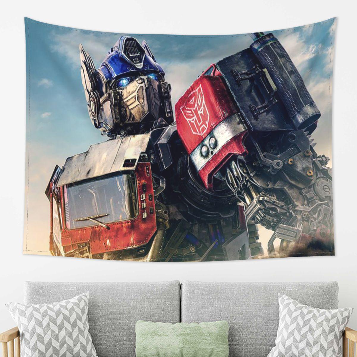 

Optimus Prime Tapestry Wall Hanging Aesthetic Home Decoration Tapestries for Living Room Bedroom 74x94cm(29x37in)