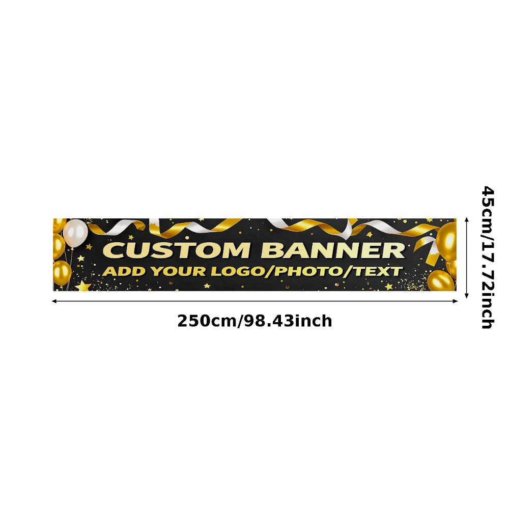 Weather-Resistant Celebration Banner Personalized Banner Event Banner For Outdoor Party Personalized Events Celebration