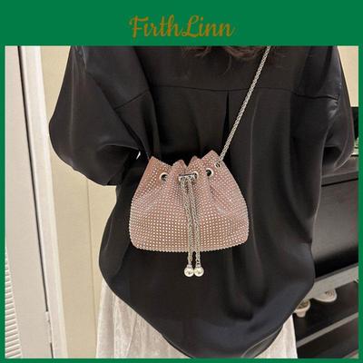 Fashionable 2023 Chain Bucket Bag Large Capacity Soft Pu Street Style Women's Bag