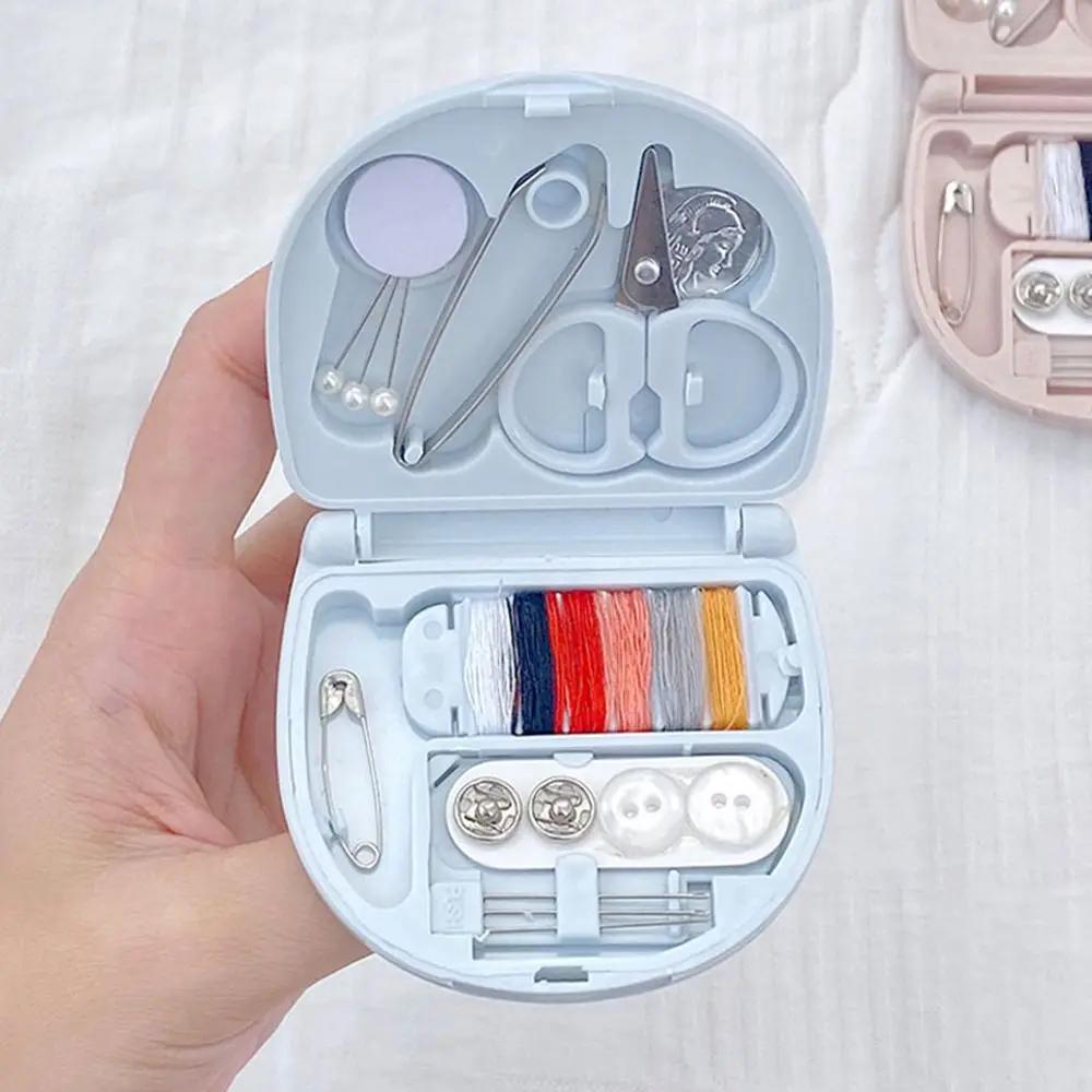 Travel DIY Tool Home Living Thimble Buttons Mini Sewing Kit Needle Threads Box Storage Bags Organizer