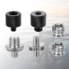 6Piece Precisions Thread Converters Kit For DSLR Action Cameras and Live Streaming Gear Aluminum Alloy Design