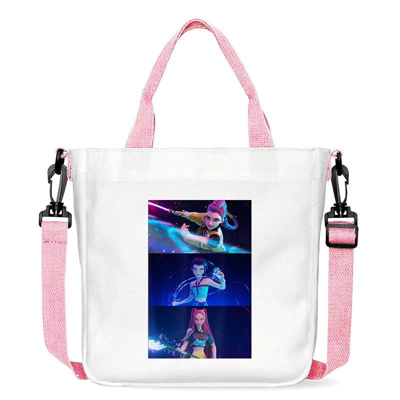 KPop Demon Hunters Anime Women's Crossbody Pouch Aesthetics KPop Demon Hunters Shoulder Bags Korean Fashion Messenger Pouch
