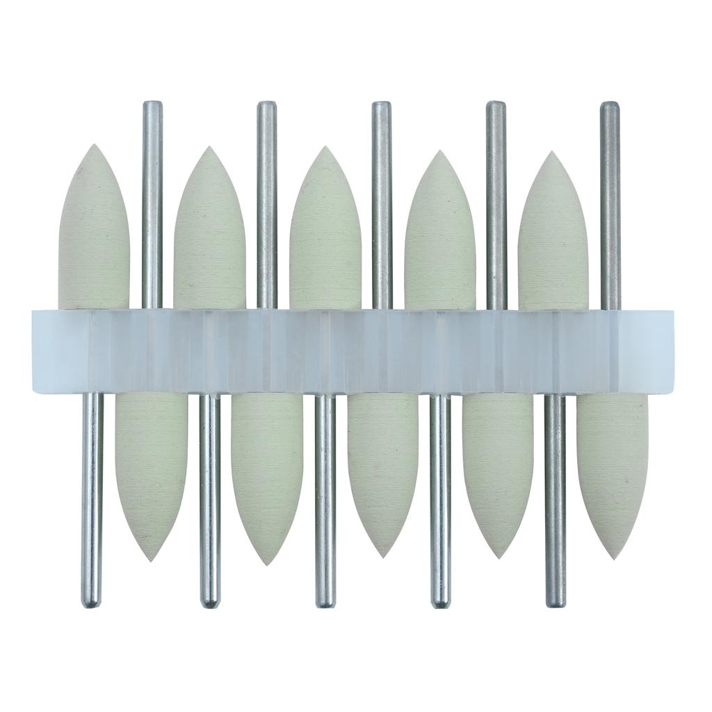 10Pcs/Lot 2.35mm Dental Silicone Rubber Polishers Burs Grinding Heads HP Shank Drill Rotary Teeth Whitening Dentist Tool