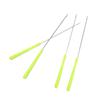 5PCS Crochet Hooks for Hair Braiding Carpet Making and DIY Craft, Plastic Handle Crochet Needle