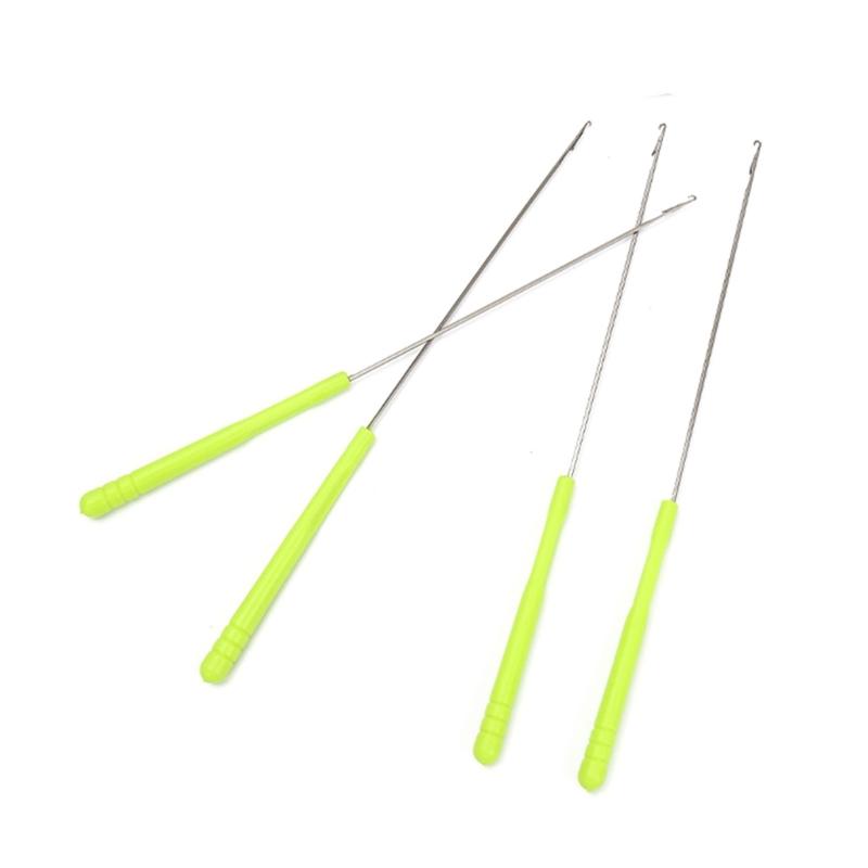 5PCS Crochet Hooks for Hair Braiding Carpet Making and DIY Craft, Plastic Handle Crochet Needle