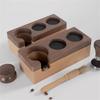 Coffee Tamper Holder Espresso Tamping Station Coffee Tools Rack Coffee Accessories Wood Materoal Gift for Coffee Lover