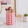 Hartvormige Pennenhouder 3D Geprint Hol Hart Houder, Esthetische Standaard, Meisjesachtige Gladde Afwerking Organizer Make-up Kwasten Multifunctionele Opbergruimte