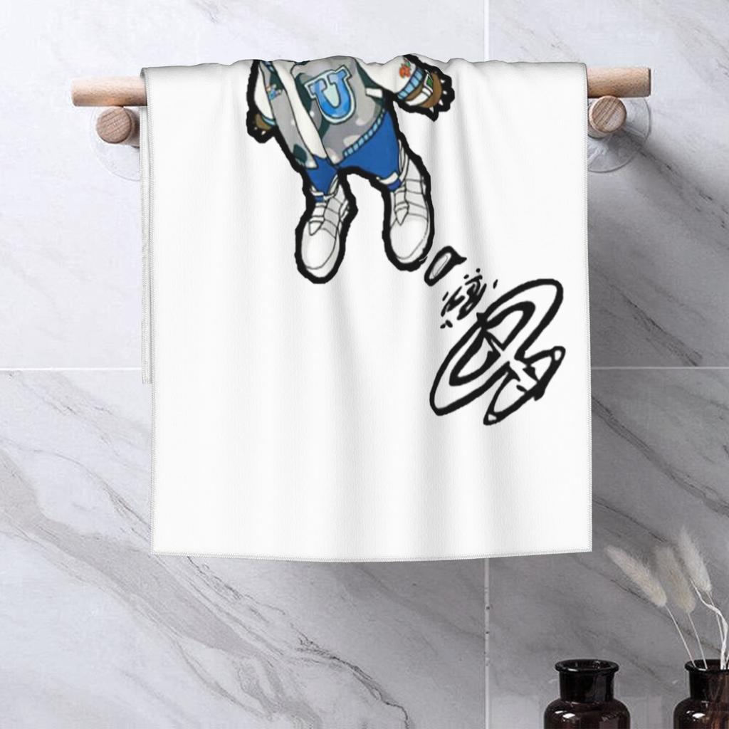Kanye West Dropout Bear Chicago Vintage Graduation Soft Face Towel Quick Dry Pool Bath Cotton Towels Absorbent Quick