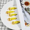 Pack of 5 Cute Bee Hair Clips for Kids Mixed ABS Plastic Hairpins Lightweight Girls Hair Accessories Multi Color Set