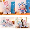 Adorable Transformation Cat Plush Toy With Long Fur Ideal For Holiday Gifts